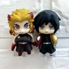 鬼滅の刃 ならぶんです。 冨岡義勇 煉獄杏寿郎 フィギュア マスコット