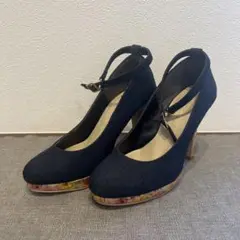 デニム パンプス