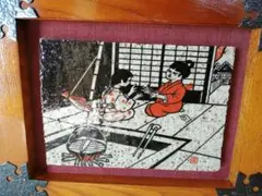 加納淳 あやとり 版画 彩光画会々員 日本画 共シール y39 - メルカリ