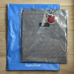 【新品未使用】ファミリア トートバッグ ギンガムチェック
