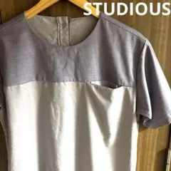 【美品◎】STUDIOUS ステュディオス プルオーバーカットソーのサムネイル