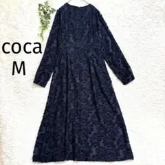 【極美品】coca オケージョンワンピース　ネイビー　M ドレス