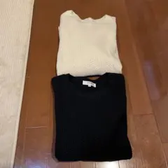アダムエロペ ニットセーター 2枚セット Mサイズ