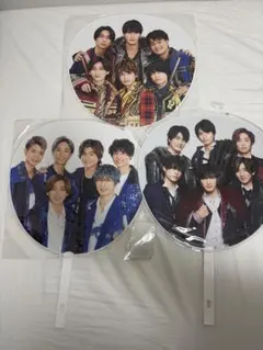 SixTONES カウコンうちわ　3枚セット
