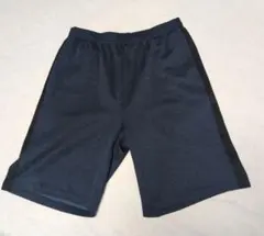 キッズ　ハーフパンツ　160　ネイビー