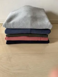 UNIQLO セーター　ニット　クルーネック　XL X 5色セット