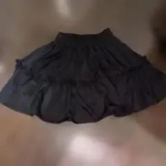 黒 フレアミニスカート