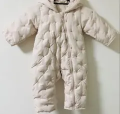 プティマイン　モチーフキルトジャンプスーツ　80 ライトピンク　ハート