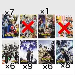 ヒロアカ一番くじ I賞 歴代ビジュアルクリアポスター