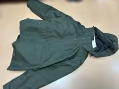 ダークグリーン マウンテンパーカー 2way フリース裏地 ikka 新品