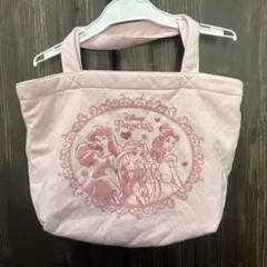 Disney プリンセス 手提げ袋 中型 ピンク