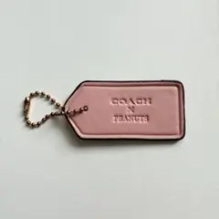 COACH コーチ レザータグ PEANUTS 限定 コラボ チャーム Y2K