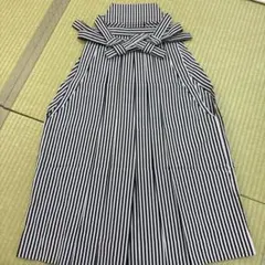 踊り用袴 馬乗り袴 黒×グレー 縞 舞台衣装 コスプレなどに - メルカリ