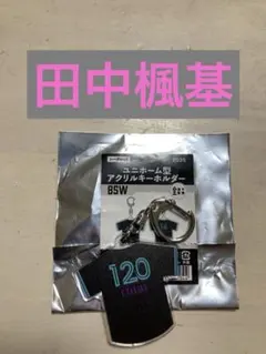 【新品】千葉ロッテマリーンズ　田中楓基　ユニホーム型アクリルキーホルダー　BSW