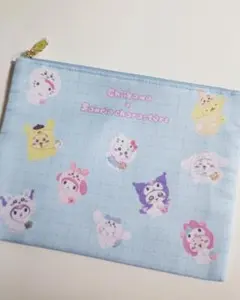 ちいかわ×サンリオ フラットポーチ