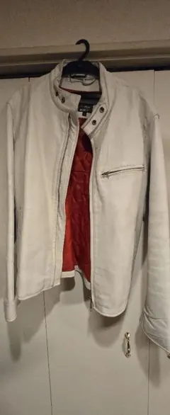 HORNE WORKS ライダース ジャケット 3L ホワイト