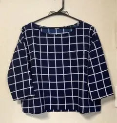 GU ネイビーストライプカットソー