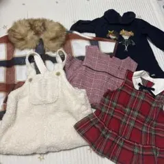 [美品]まとめ売り　80cm 女の子冬服　ブランド多数