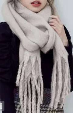 【新品未使用】GRL グレイル起毛フェイクウールマフラー［fo1250］