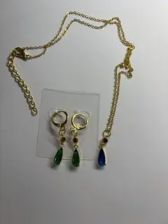 ハウルの動く城　ネックレス・ピアスセット　ハウル