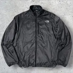 ノースフェイス プリマロフト 中綿ジャケット 刺繍ロゴ チャコールグレー L