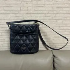 kate spade キルティング　黒バッグ