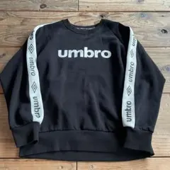 159 umbro アンブロ スウェット トレーナー ブラック 170のサムネイル