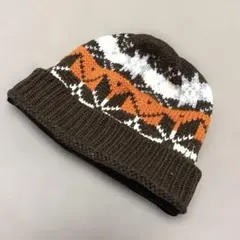 00s OLD GAP ニットビーニー　ニット帽　ウール　フリース　ギャップのサムネイル