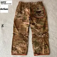 WILDTHINGS × KATO' クロップド カモフラパンツ S 日本製