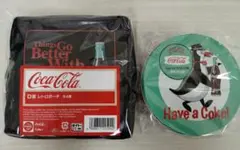 コカ・コーラタイトーくじ D賞レトロポーチ＆E賞レトロ缶ケース