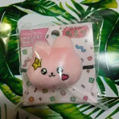 【韓国大人気キャラ】　　チェゴシムマスコットヘアゴム　ピンクうさぎ