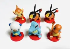 ポケモン チョコエッグ　旅立ちの3匹　セット　ミジュマル　ワニノコ　ヒトカゲ