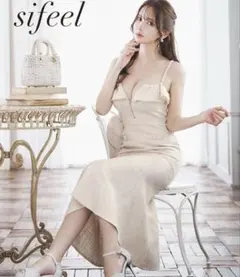 チェックツイードワンピースドレス