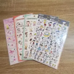【正規品】スヌーピー4size&平面シールセット