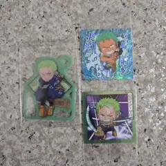 ワンピースシールウエハース・グミオリジナルプラカード　ロロノア・ゾロ