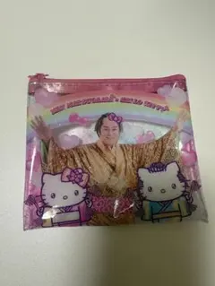 マツケンサンバ×ハローキティ　クリアラメポーチ