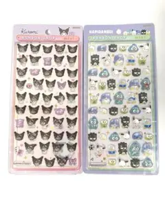 【正規品】ボンボンドロップシールミニ　クロミ・はぴだんぶい　2種セット