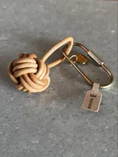 値下げ！新品、未使用 BLKSMTH レザーキーホルダー　ノットデザイン