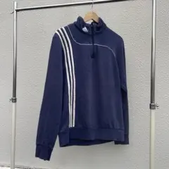 adidas ハーフジップスウェット