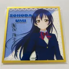 B賞 アトレ秋葉原 缶バッジ 園田海未】ラブライブ シリーズ 15周年 μ's