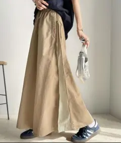 ジップ ロングスカート