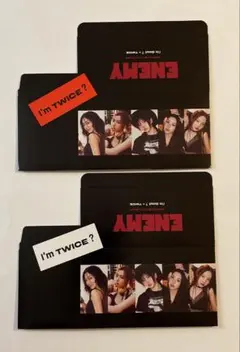 TWICE × I'mdonut コラボ アイムドーナツ箱 2枚ステッカー 2枚