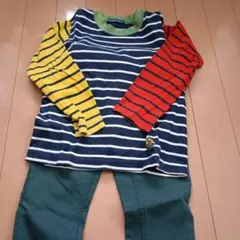 長袖Tシャツとムージョンジョンの長ズボンセット★110cm★メルカリ便★再値下げ
