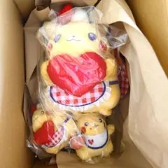 ぬいぐるみ マスコット PIKACHU DINER ハート ハンバーガー