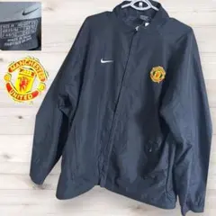 NIKE マンチェスターユナイテッド　ナイロンジャケット　US Ｌサイズ未開封品 08-09 NIKE マンチェスターユナイテッド サッカー ナイロン