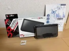 Nintendo 3DS LL ブラック本体極美品おまけ付き
