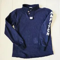 abercrombie&fitch ヘンリーネック ネイビー Mサイズ