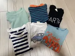 ロンT トップス　100 ブリーズ無印ユニクロマーキーズプチマイングリーン