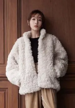 CLANE × Minami Tanaka ファーコート