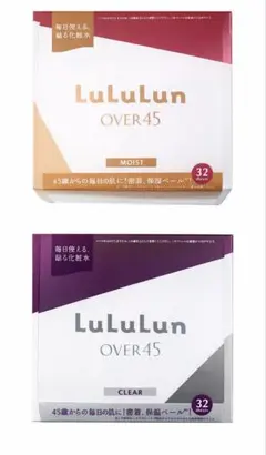 LuLuLun ルルルン over45(モイスト、クリア) ２箱セット